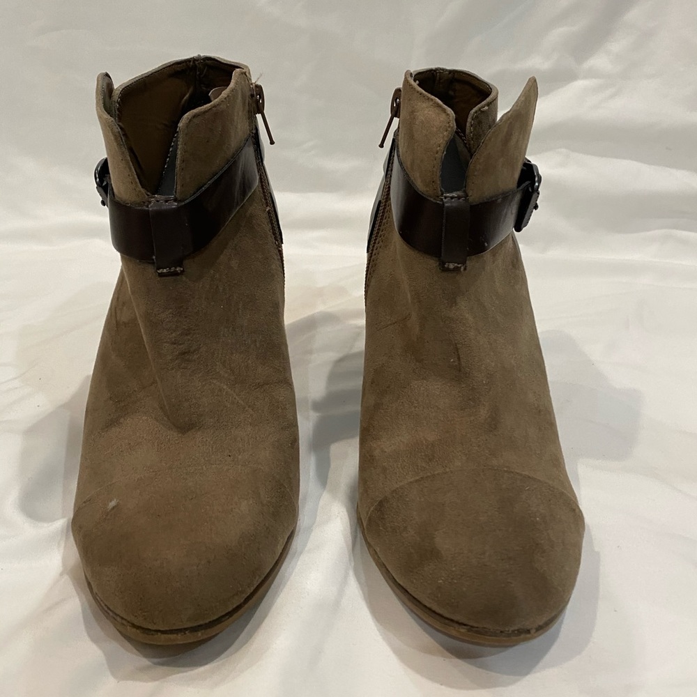 Brown booties